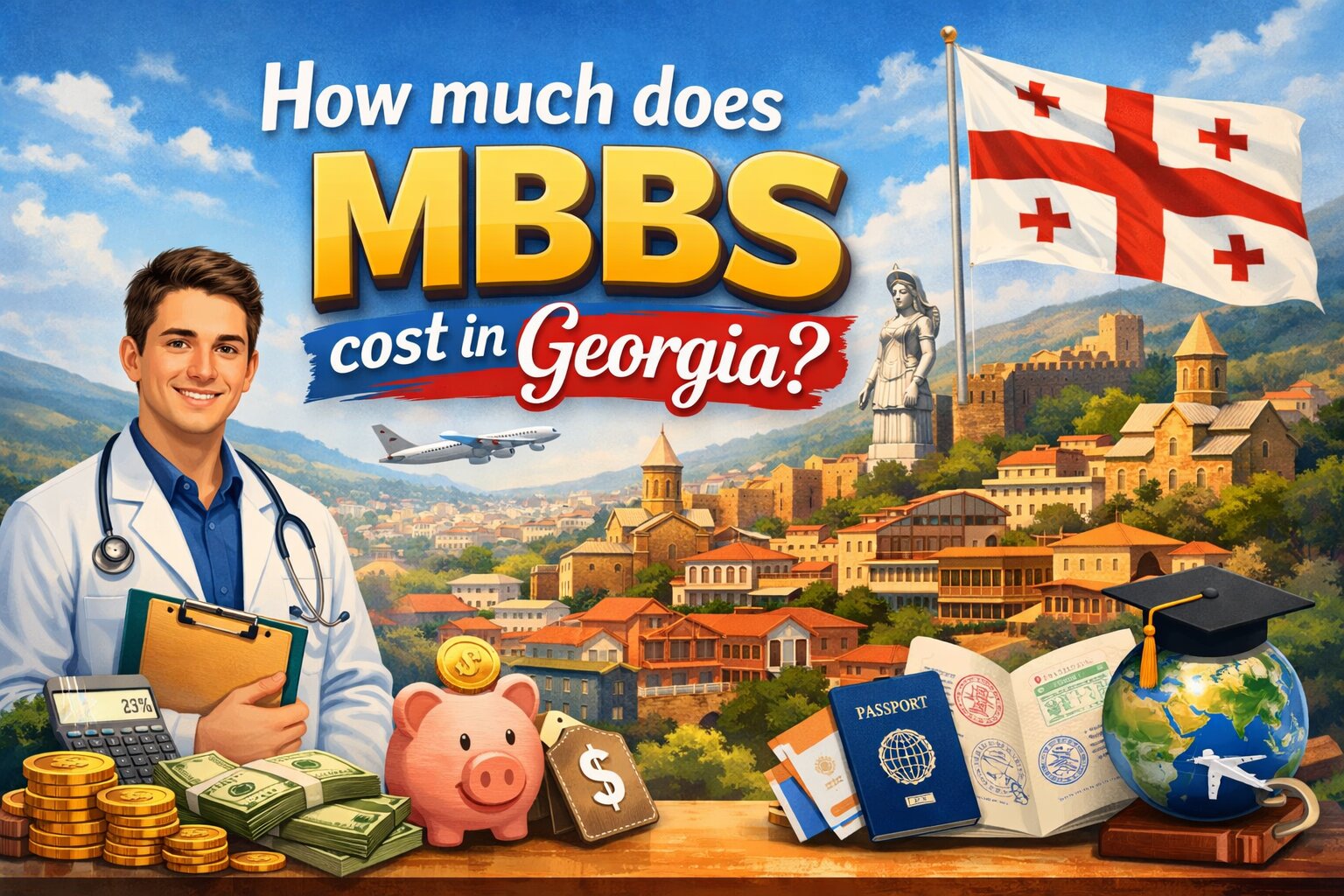 MBBS in Georgia 2026: Fees, Top Universities, Eligibility & Admission